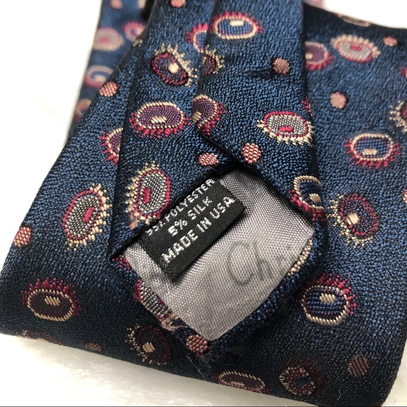 Christian Dior Monsier Line Navy Men’s Neck Tie - Picture 4 of 7